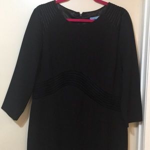Antonio Melani Black Dress with 3/4 sleeve Sz.14
